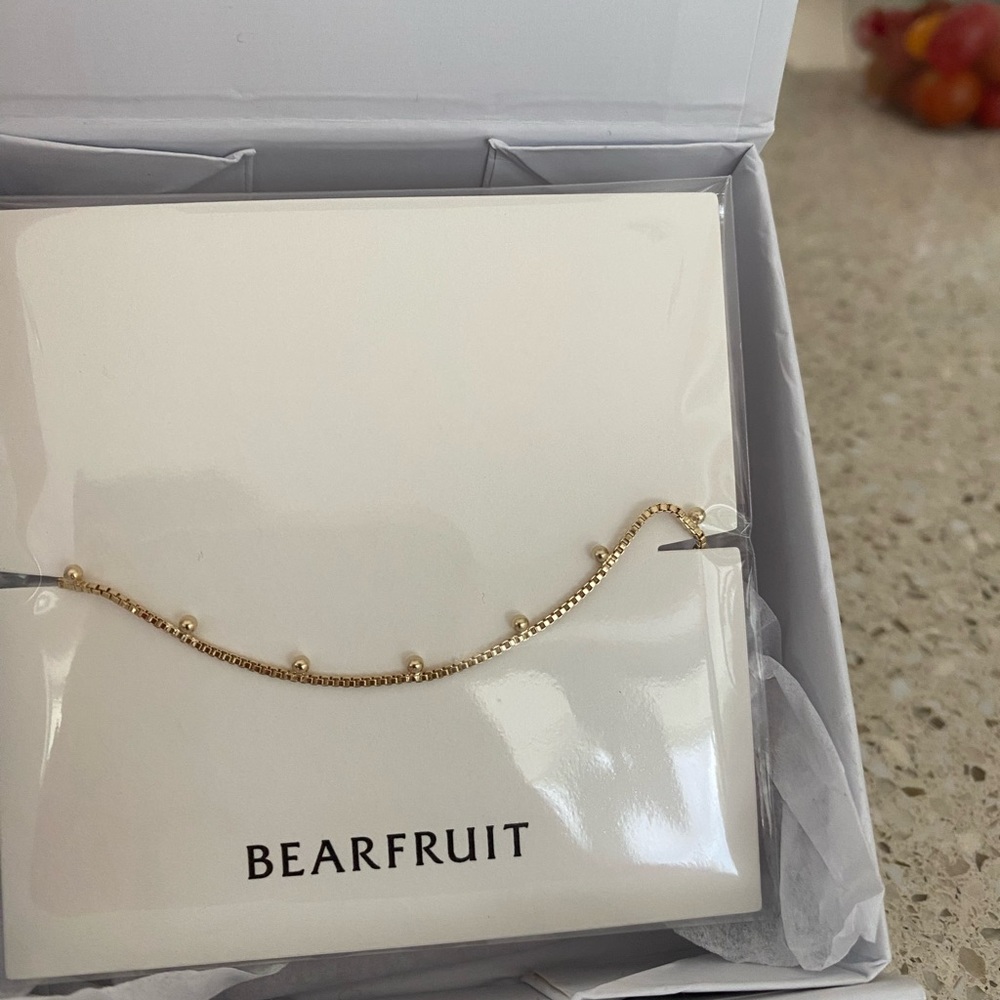 NWT Bearfruit Emery anklet